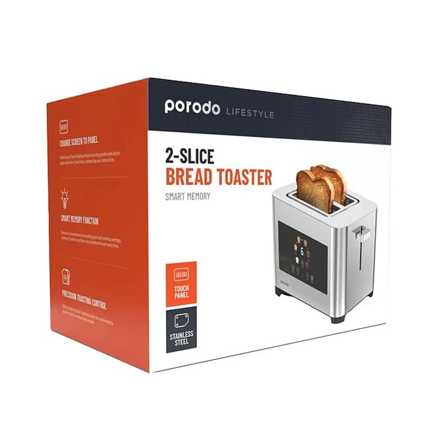 توستر نان پرودو مدل Porodo 2-Slice Digital Pop up Toaster 850W PD-LFST001 — تصویر ۴