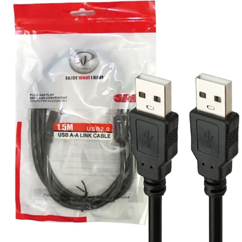 کابل لینک 1.5 متری دوسر نری USB2.0 نویزگیردار XP