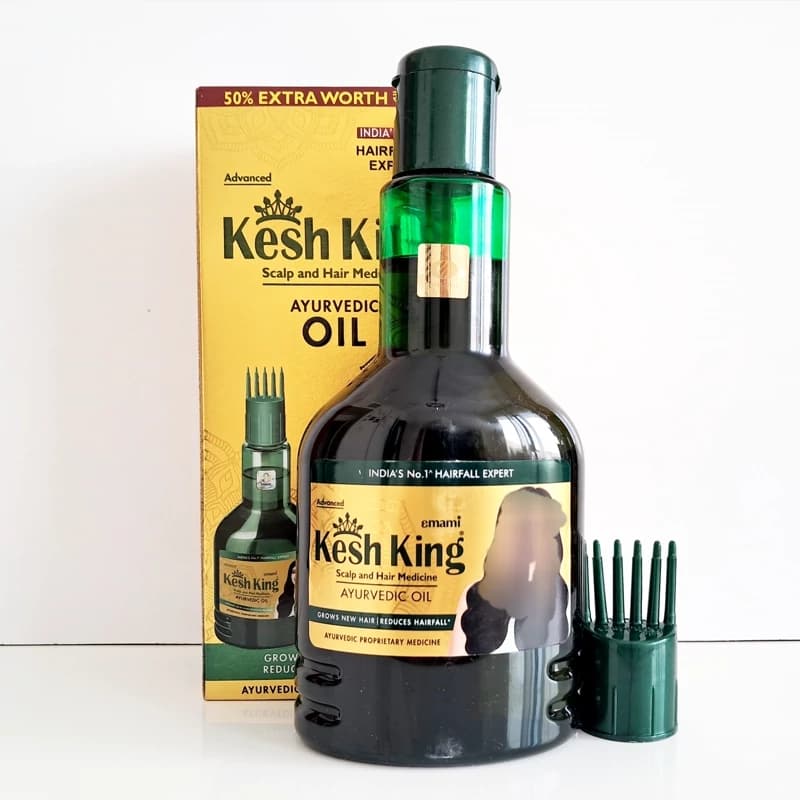 روغن مو هندی 21گیاه کشکینگ بهبود رشد مو و موخوره ریزش و تقویت کننده مو 100میل — تصویر ۲