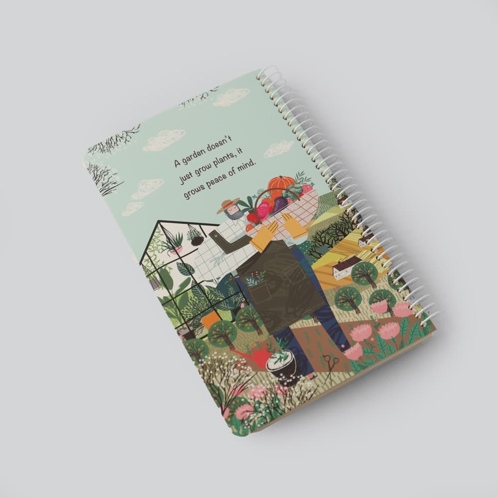 دفتر خط دار فانتزی باغبان کیچ بوک (KITSCH BOOK) — تصویر ۲