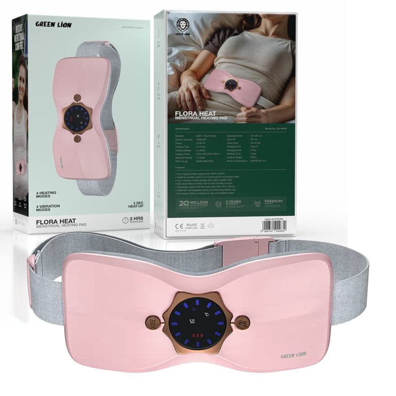ماساژور گرم کننده قاعدگی گرین لاین فلورا هیت Green Lion Flora heat Menstrual Heating Massager