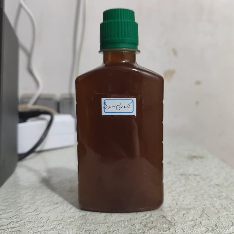 روغن کندش سوریه ربع لیتری عمده (تقویت مو پرپشت کننده مو تقویت مژه ابرو ریش و سبیل) روغن کندوش