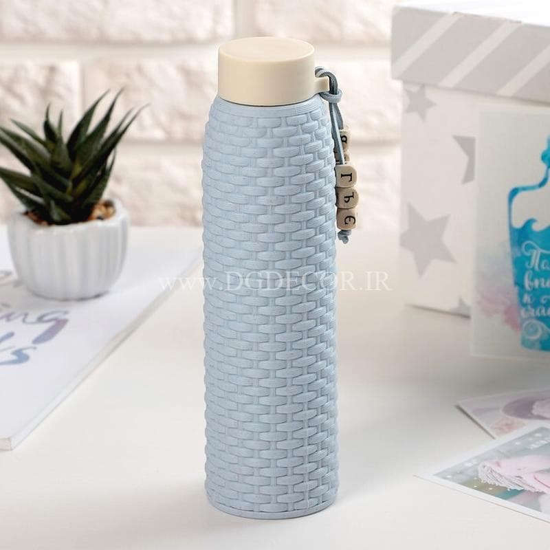 بطری داخل شیشه ای طرح حصیری