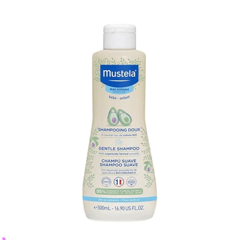شامپو سر 95% ارگانیک 500 میل موستلا Mustela حجم 500 میلی لیتر