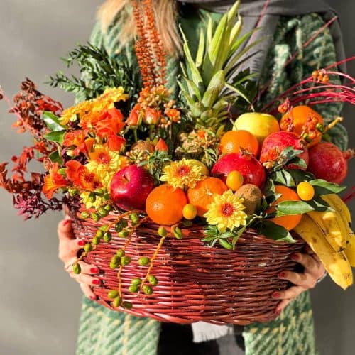 تزیین گل شب یلدا