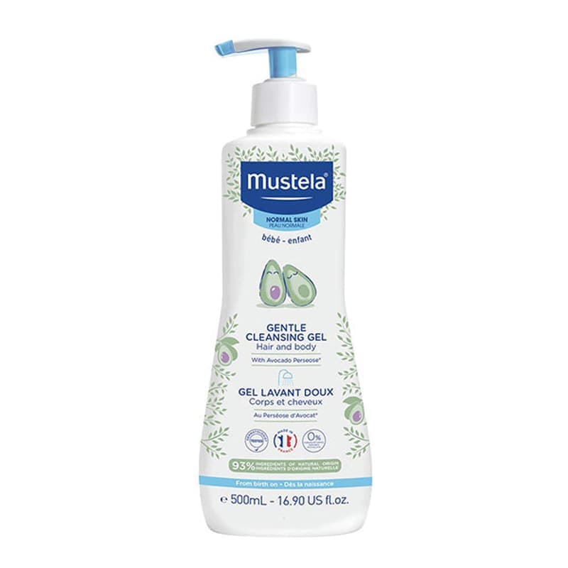 شامپو سر و بدن کودک 500 میل موستلا(Mustela) 100٪ اصل — تصویر ۲