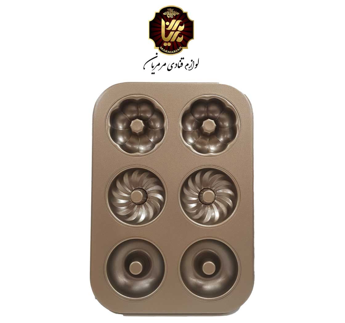 قالب مافین 6 خانه طرح دار