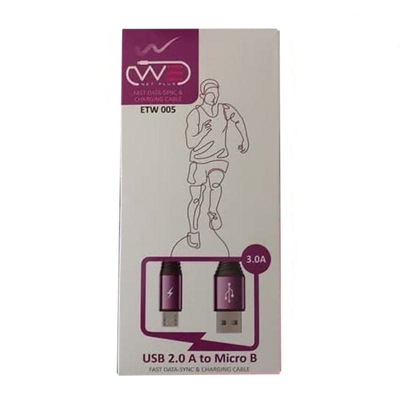 کابل شارژ و دیتا میکرو 1متری کنفی فست WE NET PLUS ETW 005