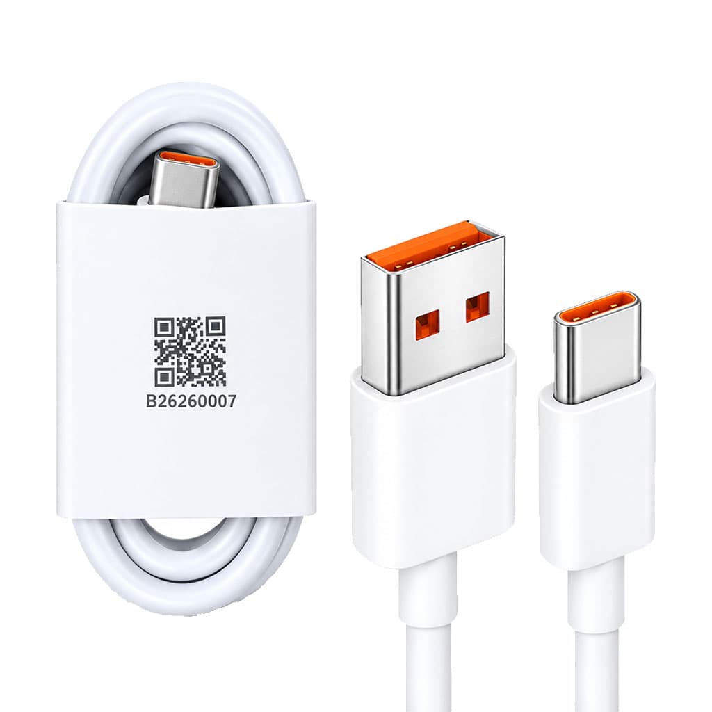 کابل شارژ و دیتا Type-c فست 1متری شیائومی اورجینال اعشارزن 120وات Mi Xiaomi originall B26260