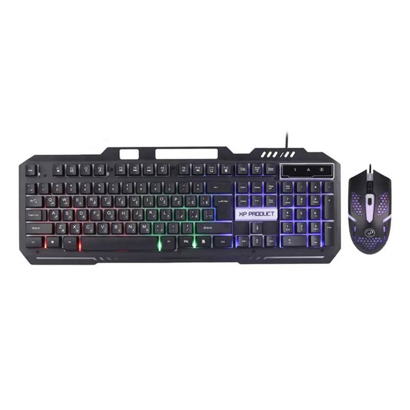کیبورد و موس سیمدار گیمینگ ایکس پی مدل Xp-11400N بک لایت دار — تصویر ۳
