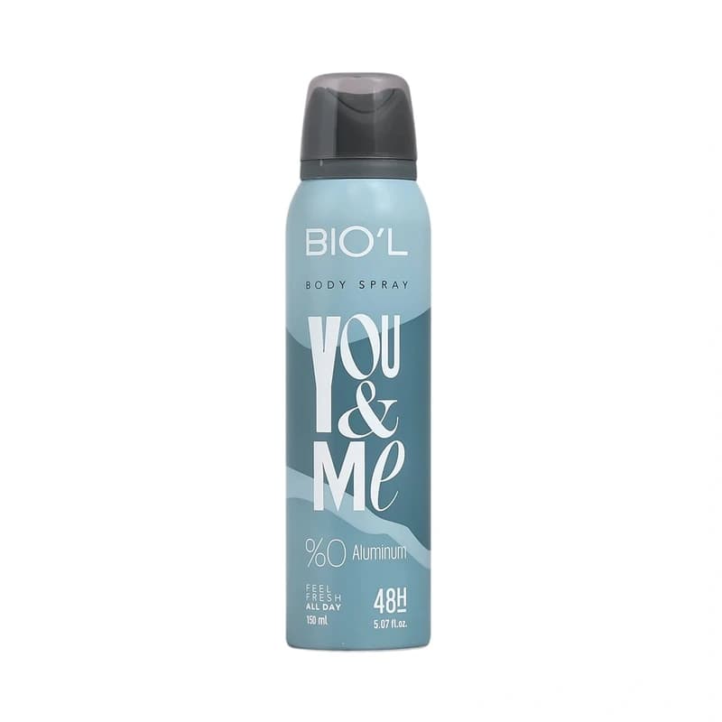 اسپری بدن مردانه بیول مدل YOU & ME