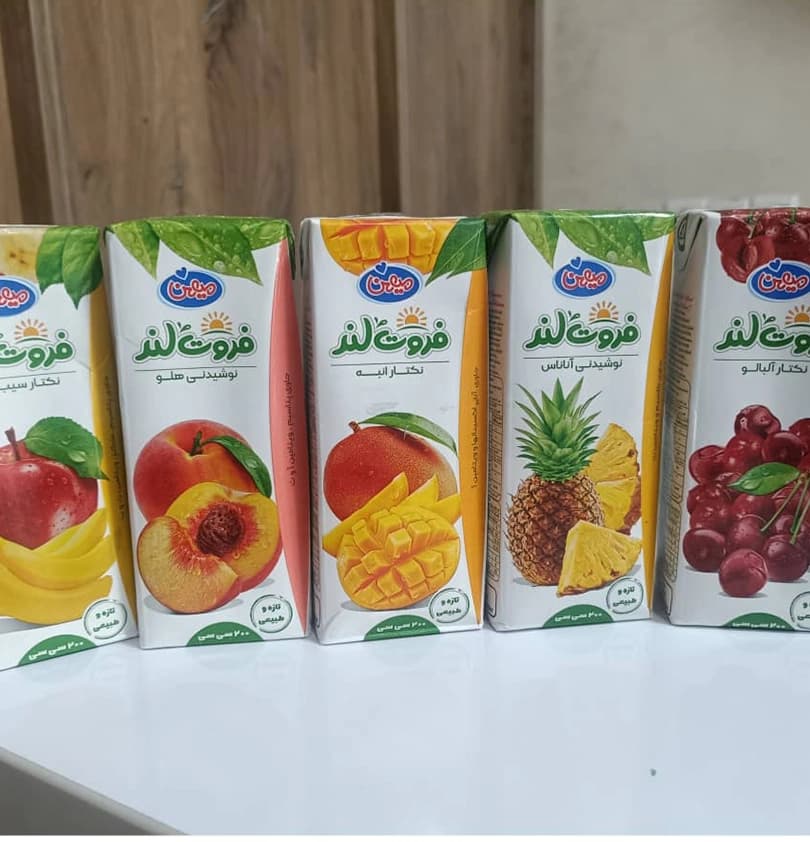 آبمیوه ۱لیتری فروت لند آناناس وانبه — تصویر ۲
