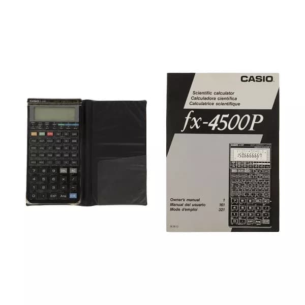 ماشین حساب کاسیو مدل FX-4500PA اصلی — تصویر ۴