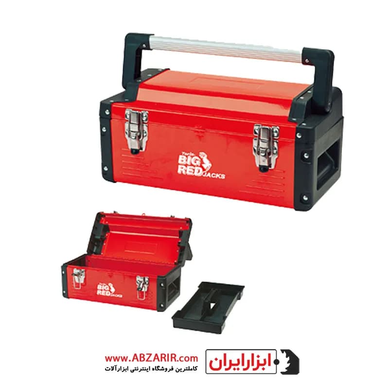 جعبه ابزار بدنه فلزی 16 اینچ بیگ رد مدل TRJF-C3002 — تصویر ۲