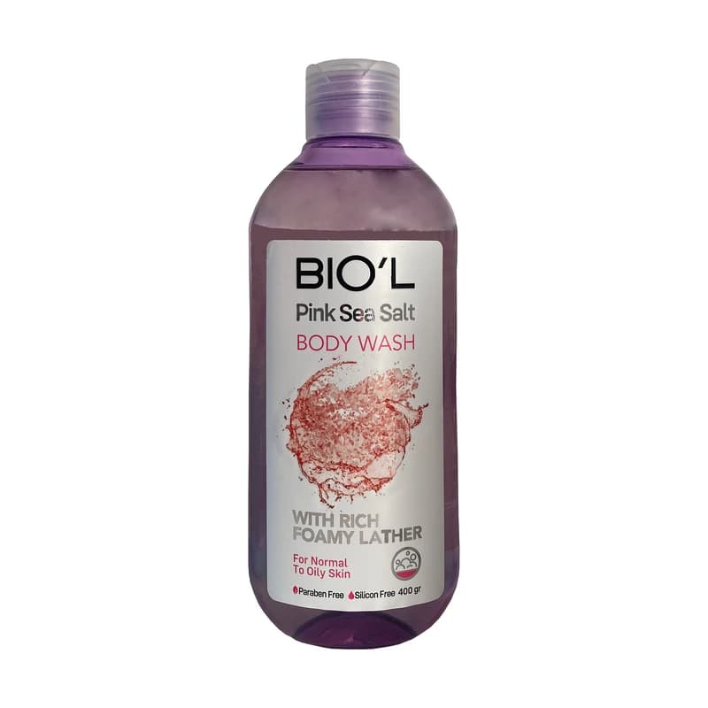 شامپو بدن زنانه بیول مدل pink sea salt