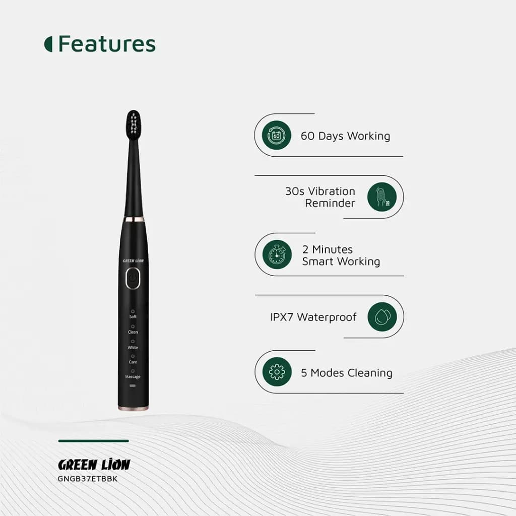 مسواک برقی Green lion GB-37 electric tooth brush — تصویر ۶