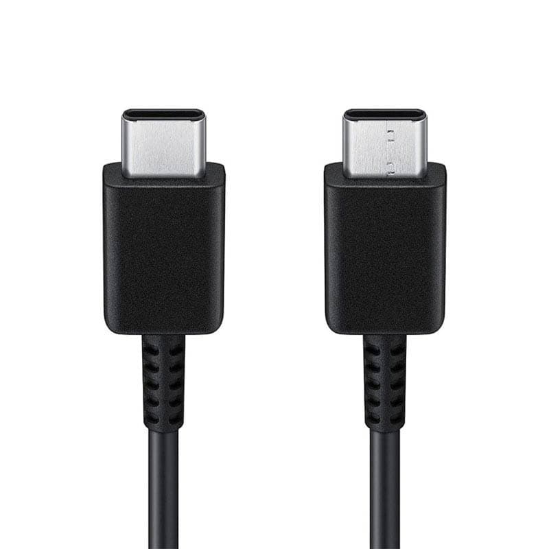کابل شارژ دو سر Type-C PD فست Samsung DN-980 پک سفید — تصویر ۲