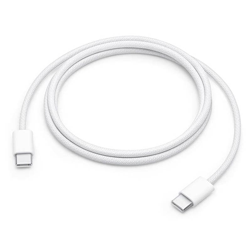 کابل شارژ و دیتا کنفی دوسر Type-c 1متری 60w آیفون 16+سوزن مدل A2795 پک بلند — تصویر ۲