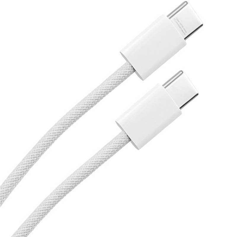 کابل شارژ و دیتا کنفی دوسر Type-c 1متری 60w آیفون 16+سوزن مدل A2795 پک بلند — تصویر ۳