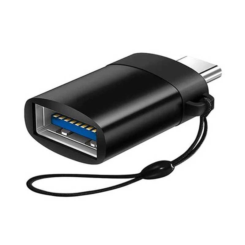 تبدیل OTG Type-C پک دار سفید USB3.0 otg+usb — تصویر ۲