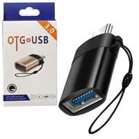 تبدیل OTG Type-C پک دار سفید USB3.0 otg+usb