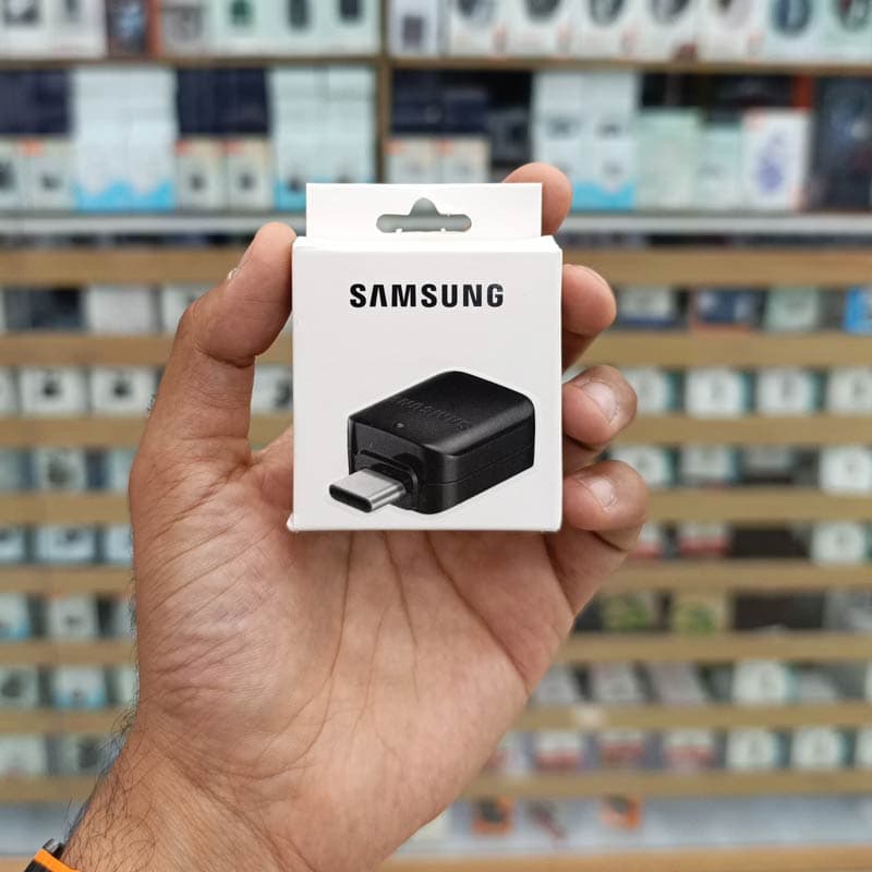 OTG Type-c برددار Samsung TA20ew پک سفید — تصویر ۳