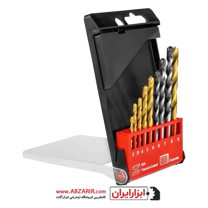 ست مته آهن و بتن 9 عددی رونیکس مدل RH-5585 — تصویر ۳