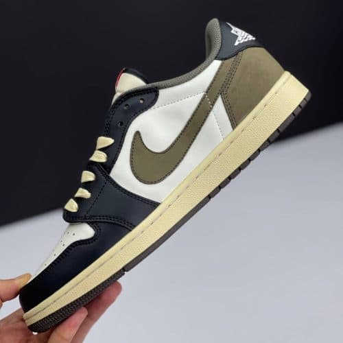 کفش نایک ایر جردن ۱ لو دارک موکا Nike Air Jordan 1 Low Dark Mocha — تصویر ۲