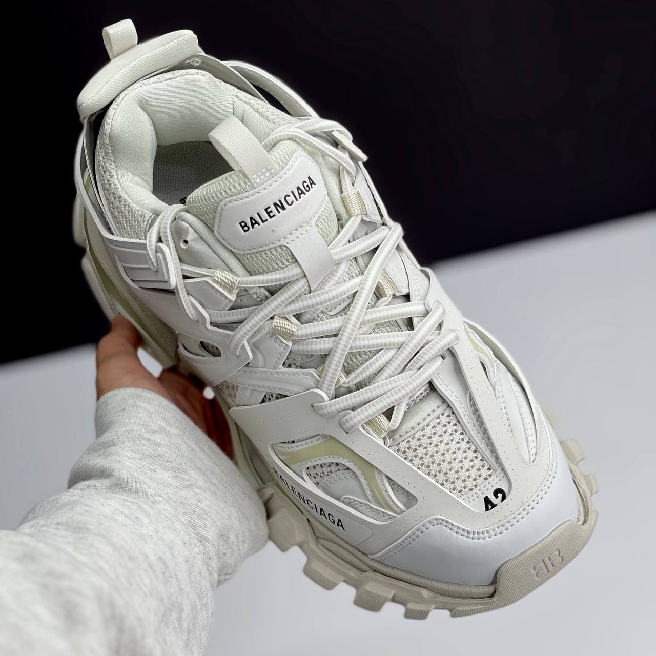 کفش بالنسیاگا ترک وان سفید Balenciaga Track 1 White — تصویر ۳