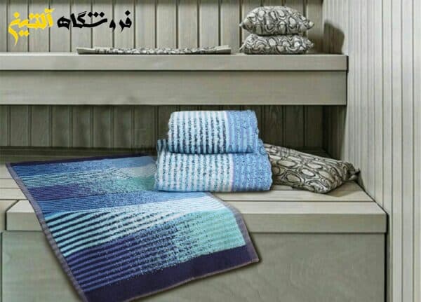 حوله حمامی برق لامع طرح پاسکال سایز 100×165