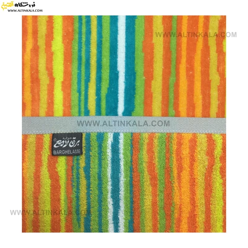 حوله استخری برق لامع طرح پیکاسو سایز 70×140 — تصویر ۳