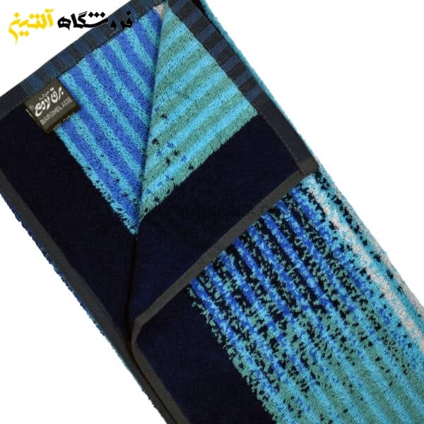 حوله استخری برق لامع طرح پاسکال سایز 70×140 — تصویر ۳