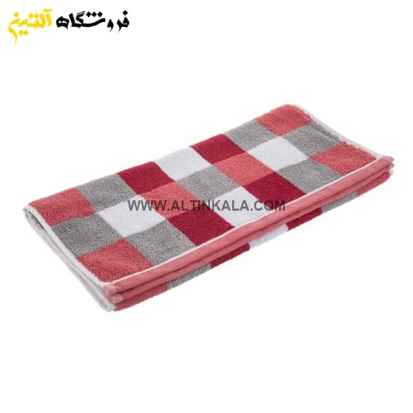 حوله دستی برق لامع طرح کریسمس قرمز 90×50
