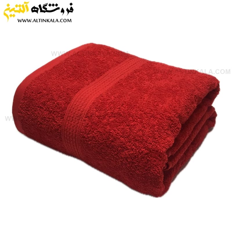 حوله دستی برق لامع مدل دیور قرمز 40×80