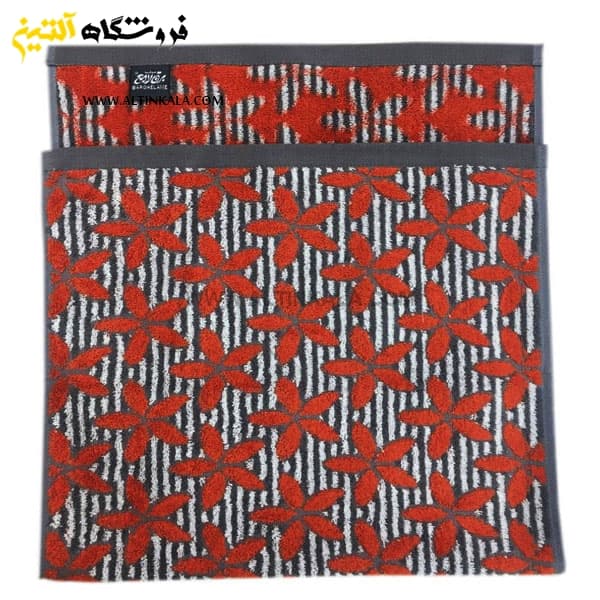 حوله دستی برق لامع مدل پاییز 40×80 — تصویر ۳