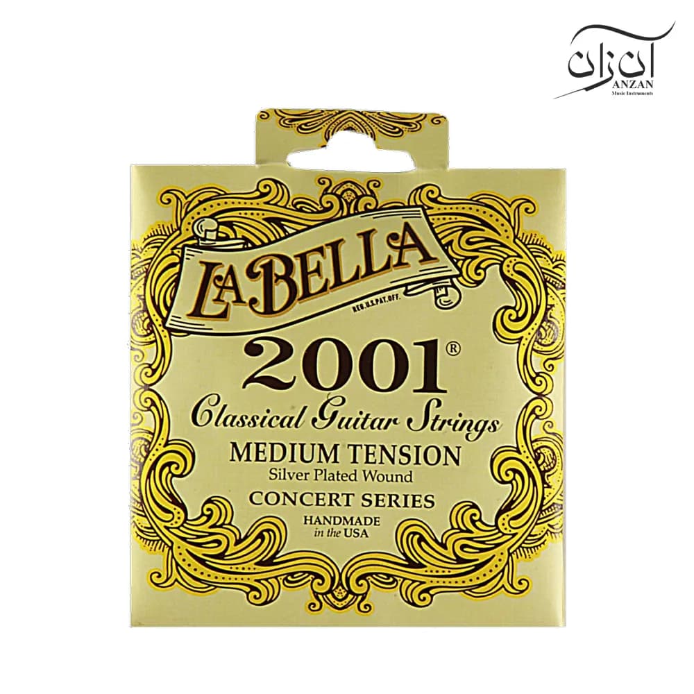 سیم گیتار کلاسیک لابلا مدل 2001 la bella اورجینال