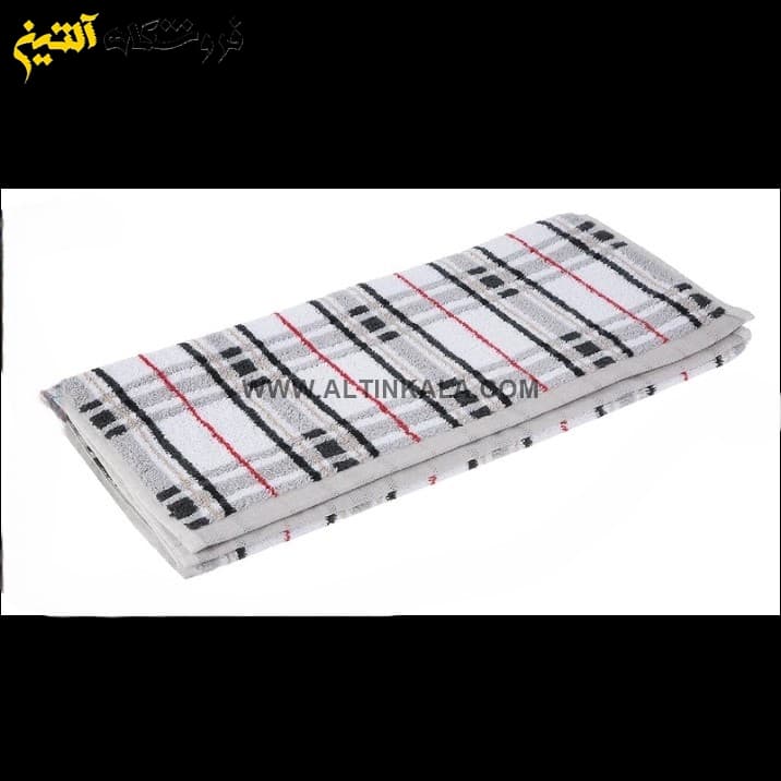 حوله دستی برق لامع مدل مدرن سفید 40×80