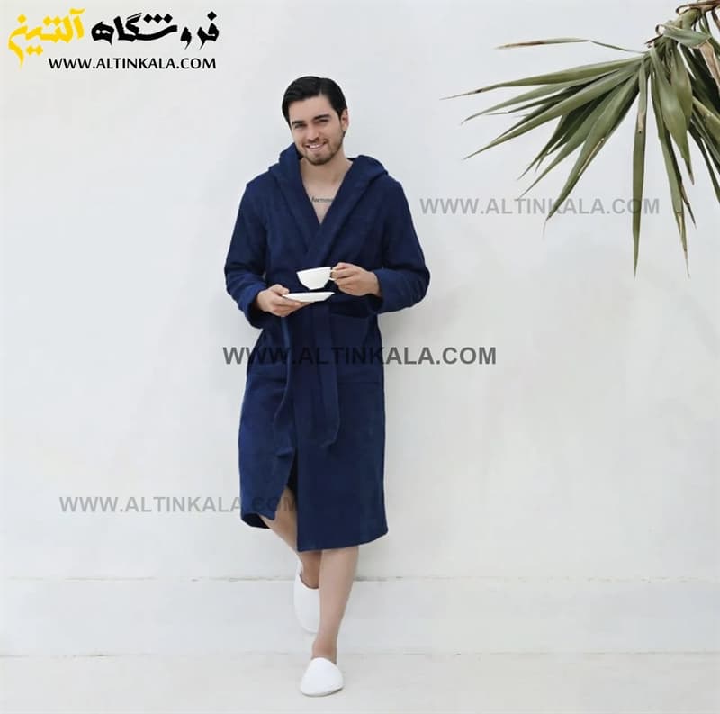 حوله تنپوش بامبو برند رزیتکس سرمه ای سایز 125