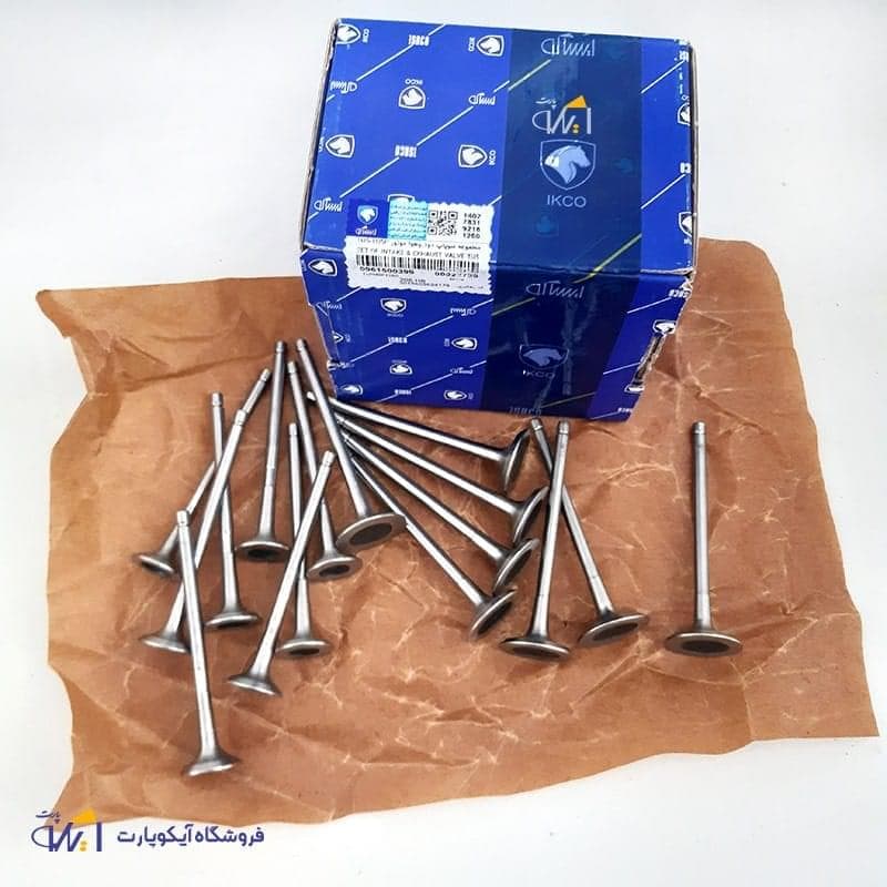 سوپاپ پژو 206 تیپ 5 موتور TU5 ساوه بسته بندی شرکتی ایساکو — تصویر ۲