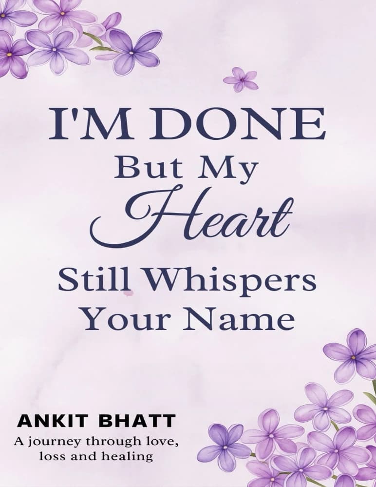 کتاب I’m Done, But My Heart Still Whispers Your Name (تمام شده، اما قلبم هنوز نام تو را زمزمه می‌کند) نسخه انگلیسی PDF | انکیت بات