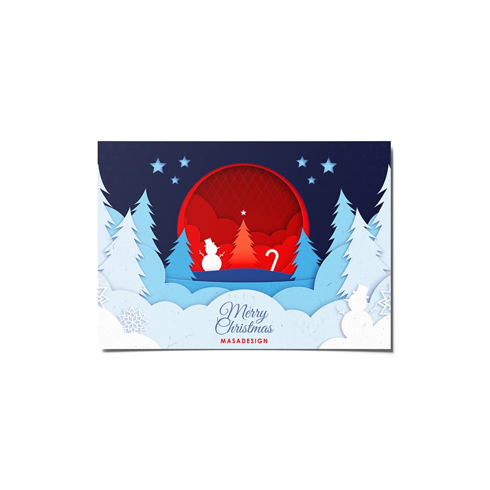 کارت پستال ماسا دیزاین مدل venus025 طرح christmas