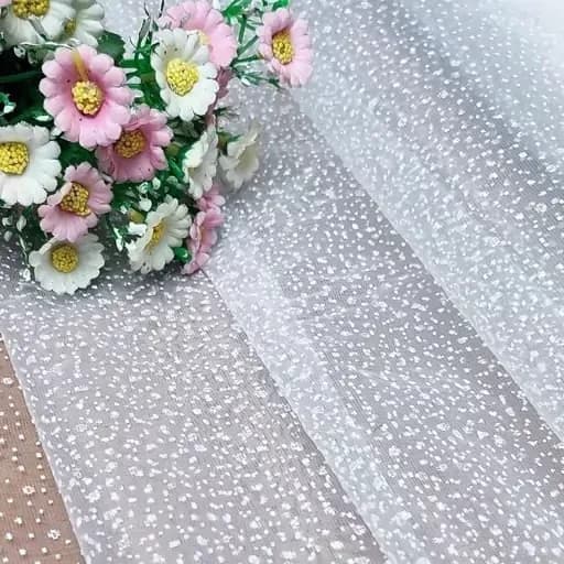 تور برفی رنگی (طاقه ی 9 متری)