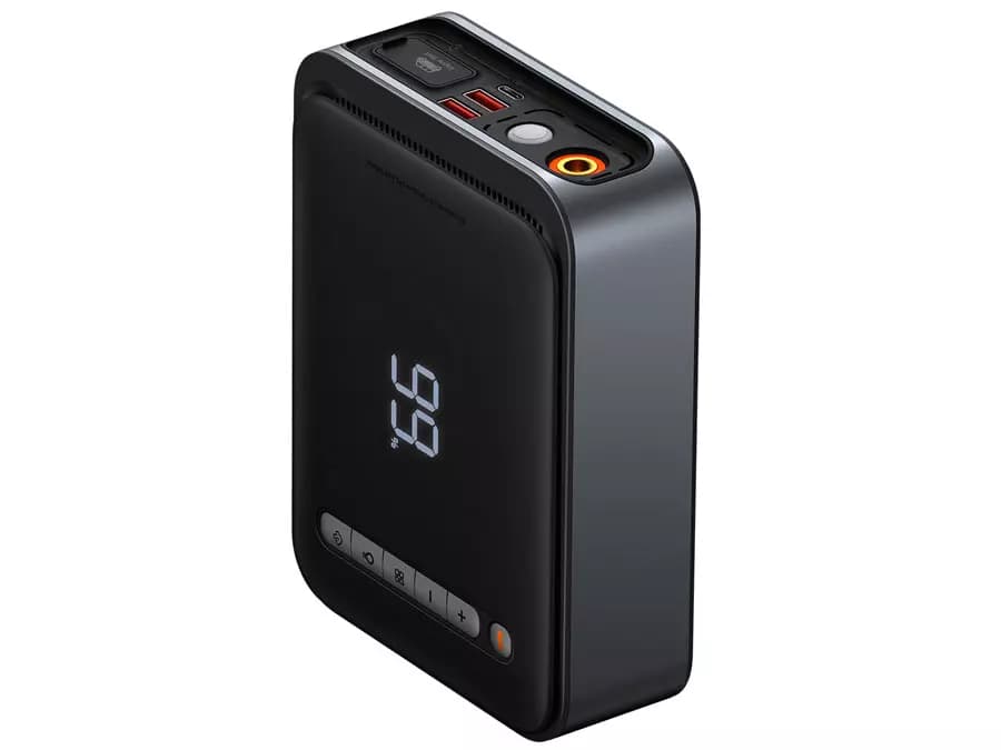 جامپ استارتر و پمپ باد خودرو باسئوس مدل Baseus BS-CH003 Super Energy CGCN000001 (اورجینال با گارانتی) — تصویر ۳
