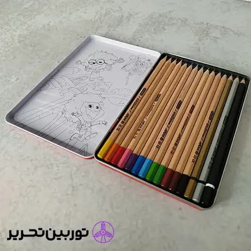 مدادرنگی 3+12 رنگ آریا فلزی — تصویر ۳