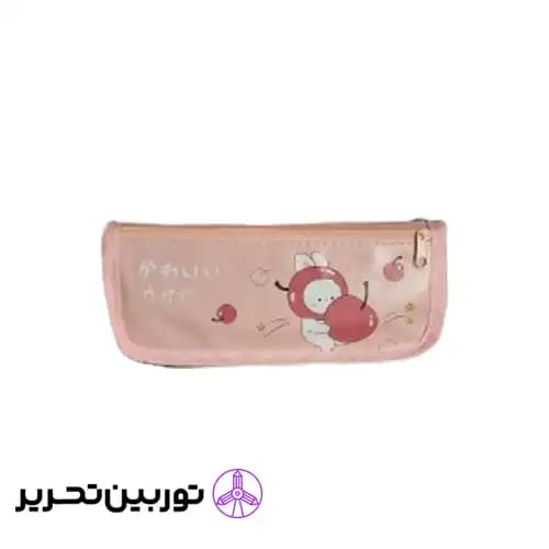 جامدادی دوزیپ فانتزی خرگوش – صورتی