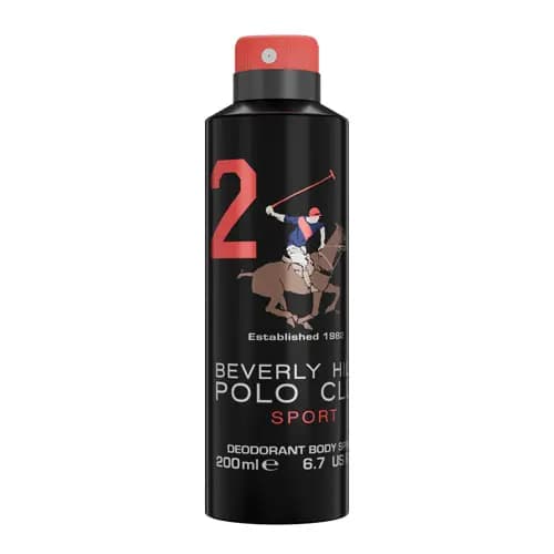 اسپری بدن مردانه شماره 2 بورلی‌هیلز پولو‌کلاب 200میل — تصویر ۲