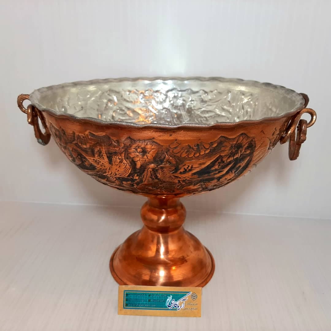 کاسه قلم پایه دار دسته دار 27سانت