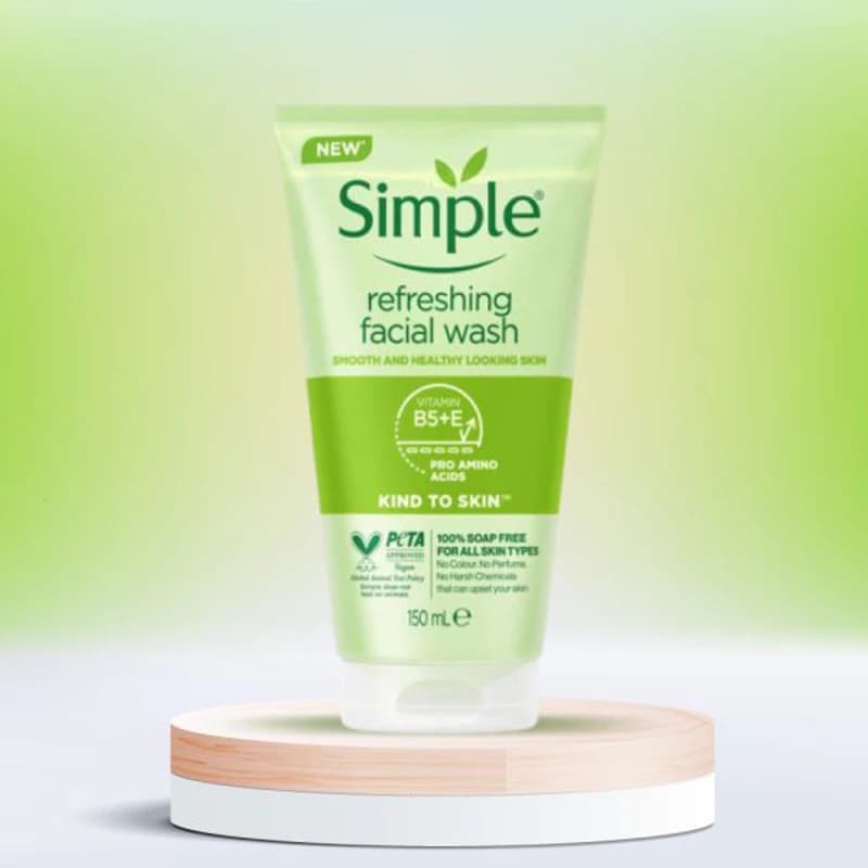 ژل شست‌وشوی صورت سیمپل مدل kind to skin حجم 150 میلی‌لیتر — تصویر ۸