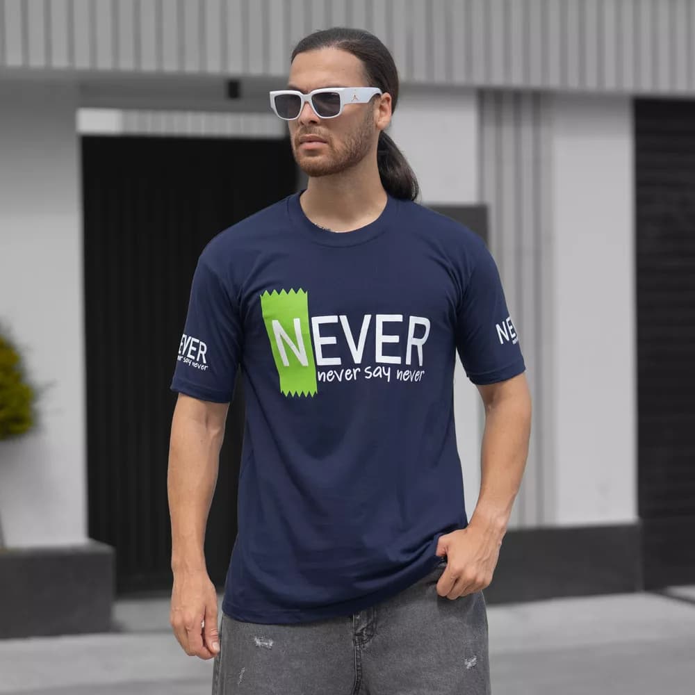 تیشرت مردانه NEVER کد 30149 — تصویر ۲