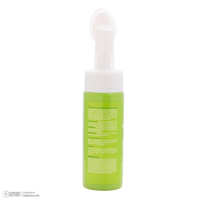 فوم شستشوی صورت نئودرم مدل Purifier مناسب برای پوست چرب حجم 150 میلیلیتر — تصویر ۴